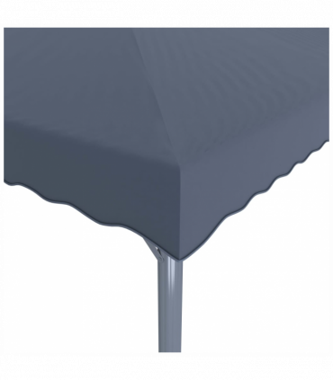 vidaXL Gazebo 300x300 cm Anthracite Aluminium
