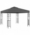 vidaXL Gazebo 3x3 m Anthracite