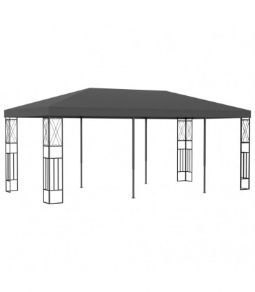 vidaXL Gazebo 3x6 m Anthracite Fabric