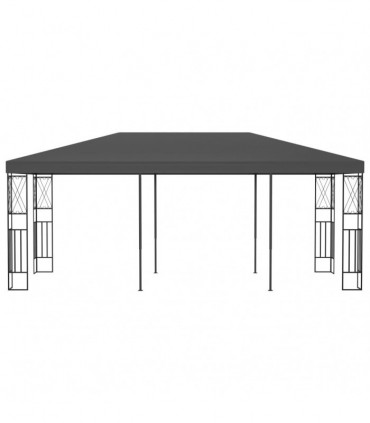 vidaXL Gazebo 3x6 m Anthracite Fabric
