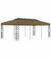 vidaXL Gazebo 6x3 m Taupe 180 g/m²