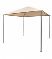 vidaXL Gazebo Pavilion Tent Canopy 3x3 m Steel Beige