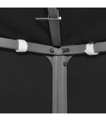 vidaXL Gazebo Top Cover 270 g/m² 3x3 m Black