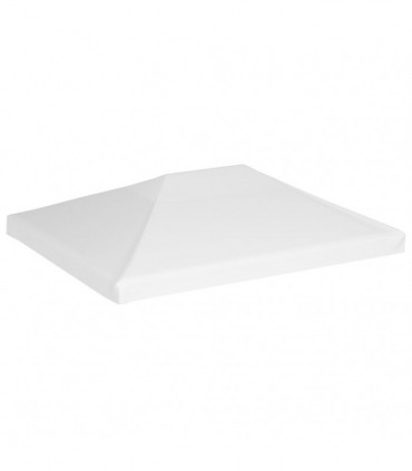 vidaXL Gazebo Top Cover 270 g/m² 4x3 m White