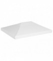 vidaXL Gazebo Top Cover 270 g/m² 4x3 m White