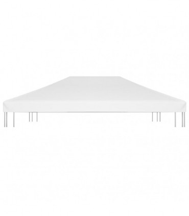 vidaXL Gazebo Top Cover 270 g/m² 4x3 m White