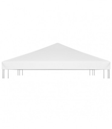 vidaXL Gazebo Top Cover 270 g/m² 4x3 m White