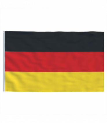 vidaXL Germany Flag and Pole 5.55 m Aluminium