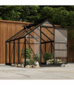 vidaXL Greenhouse Replacement Frame Anthracite 155x103x191 cm Aluminium