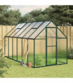 vidaXL Greenhouse with Base Frame Green 334x169x195 cm Aluminium