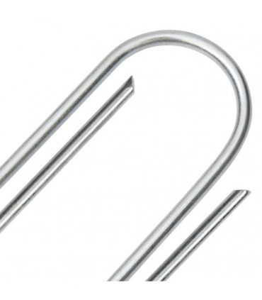 vidaXL Ground Pegs U Shape 25 pcs 15x3.5 cm Galvanised steel