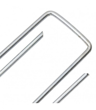 vidaXL Ground Pegs U Shape 25 pcs 15x3.5 cm Galvanised steel