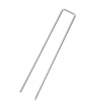 vidaXL Ground Pegs U Shape 25 pcs 20x3.5 cm Galvanised steel