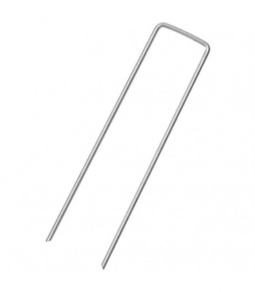 vidaXL Ground Pegs U Shape 50 pcs 15x3.5 cm Galvanised steel