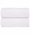 vidaXL Guest Towels 2 pcs White 30x50 cm 360 gsm 100% Cotton