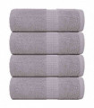 vidaXL Guest Towels 4 pcs Grey 30x50 cm 360 gsm 100% Cotton
