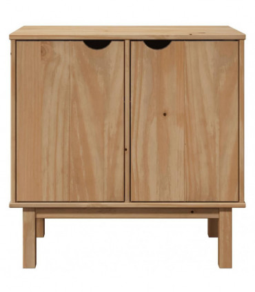 vidaXL Hallway Cabinet OTTA 75x40x75 cm Solid Wood Pine