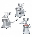 vidaXL Hamburger Press Machine with 500 Patty Papers Aluminium 10 cm