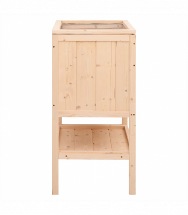 vidaXL Hamster Cage 55x40x80 cm Solid Wood Fir