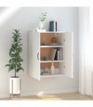 vidaXL Hanging Cabinet White 69,5x34x90 cm Engineered Wood