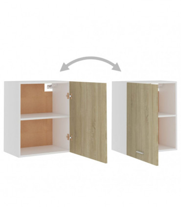 vidaXL Hanging Cabinets 2 pcs Sonoma Oak 50x31x60 cm Engineered Wood