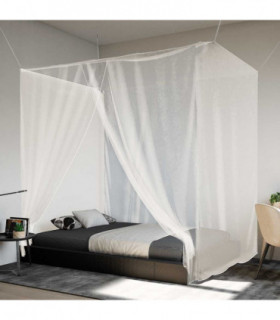 vidaXL Hanging Mosquito Net 156 Mesh White 220x150x180 cm