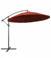 vidaXL Hanging Parasol Terracotta 3 m Aluminium Pole