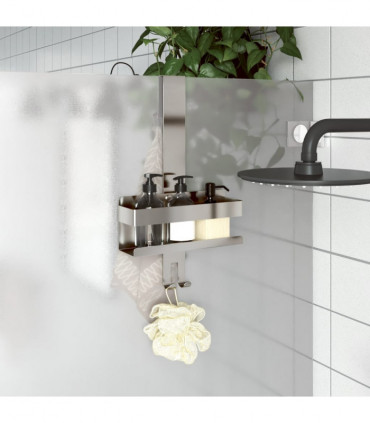 vidaXL Hanging Shower Caddy Brushed 304 Stainless Steel