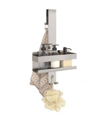 vidaXL Hanging Shower Caddy Brushed 304 Stainless Steel