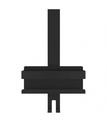 vidaXL Hanging Shower Caddy Matt Black Brushed 304 Stainless Steel