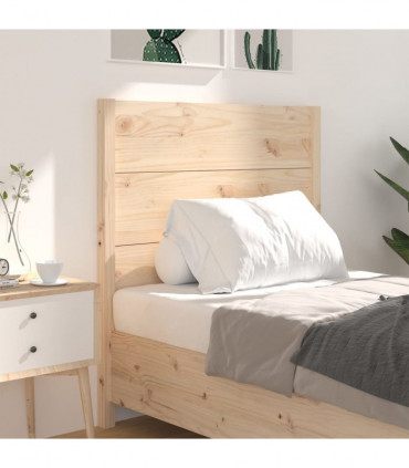 vidaXL Headboard 106x4x100 cm Solid Wood Pine