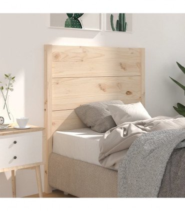 vidaXL Headboard 81x4x100 cm Solid Wood Pine