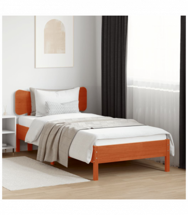 vidaXL Headboard Wax Brown 100 cm Solid Wood Pine