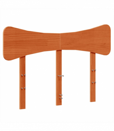 vidaXL Headboard Wax Brown 135 cm Solid Wood Pine