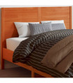 vidaXL Headboard Wax Brown 150 cm Solid Wood Pine