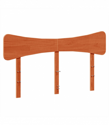 vidaXL Headboard Wax Brown 150 cm Solid Wood Pine