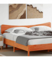 vidaXL Headboard Wax Brown 200 cm Solid Wood Pine