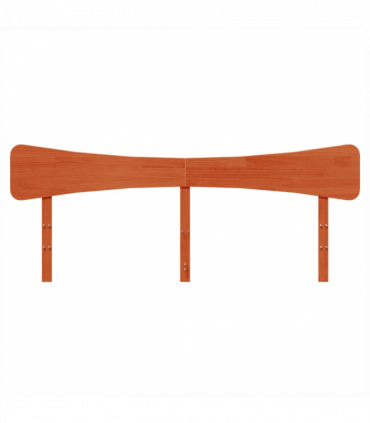 vidaXL Headboard Wax Brown 200 cm Solid Wood Pine