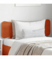vidaXL Headboard Wax Brown 75 cm Solid Wood Pine