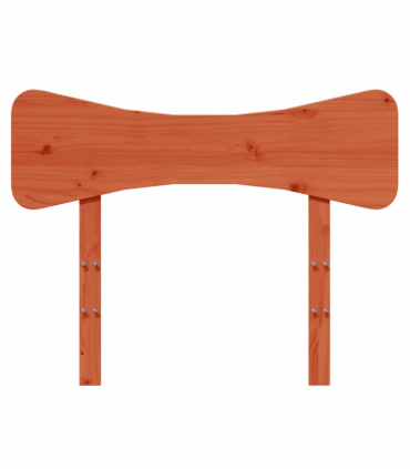 vidaXL Headboard Wax Brown 75 cm Solid Wood Pine