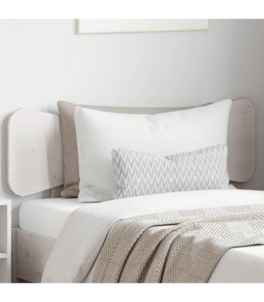 vidaXL Headboard White 100 cm Solid Wood Pine