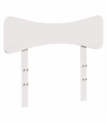 vidaXL Headboard White 100 cm Solid Wood Pine