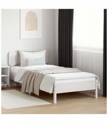 vidaXL Headboard White 100 cm Solid Wood Pine