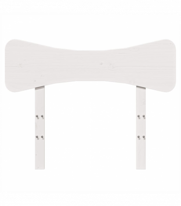 vidaXL Headboard White 100 cm Solid Wood Pine