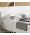 vidaXL Headboard White 120 cm Solid Wood Pine