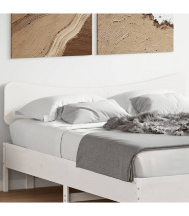 vidaXL Headboard White 160 cm Solid Wood Pine