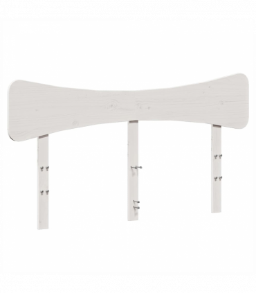 vidaXL Headboard White 160 cm Solid Wood Pine
