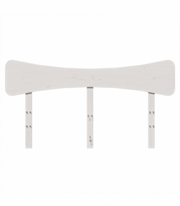 vidaXL Headboard White 160 cm Solid Wood Pine