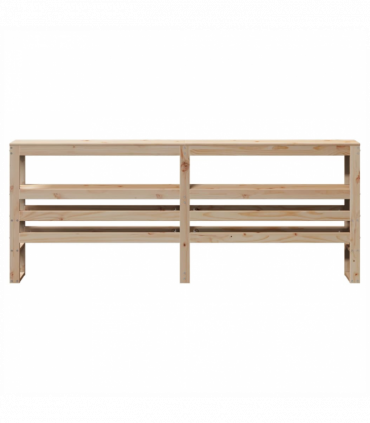 vidaXL Headboard with Shelves 180 cm Solid Wood Pine