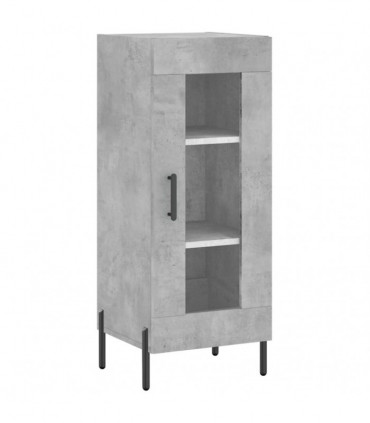 vidaXL Highboard Concrete Grey 34.5x34x180 cm Engineered Wood